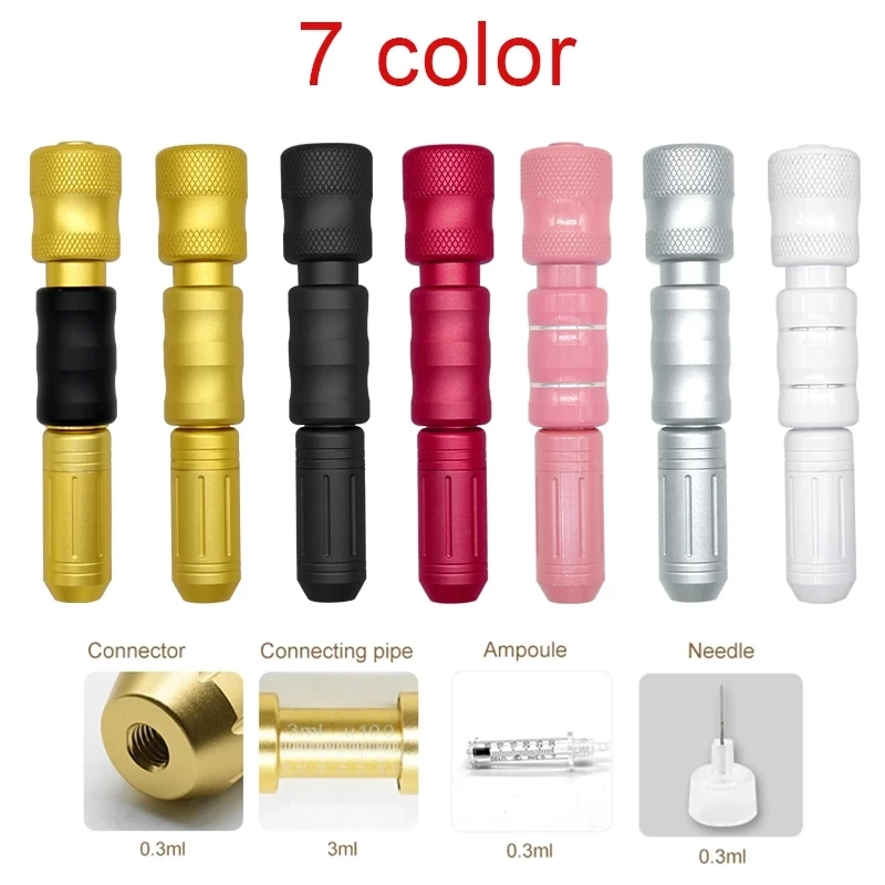 0.3ML Injection Pen Lip Injection Hyaluronic Acid Gun Kybella High-pressure Atomizing Beauty Pen Wrinkle Removal