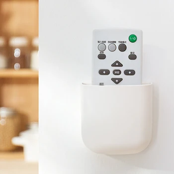 

Wall Storage Organizer Box Remote Control Storage Case Stand Delicate Holder for Air Conditioner Plug Mobile Phone