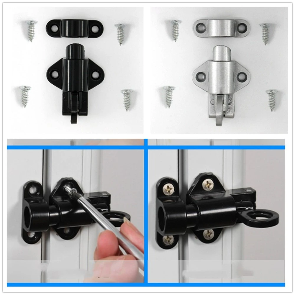 1pc Door Latch Aluminium Alloy Sprung Attic Loft Ceiling Hatch Lock