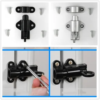 激安 1Pc ドアラッチアルミ合金ばね上屋根裏ロフト天井ハッチロックキャッチ春自動ラッチ QDD1054