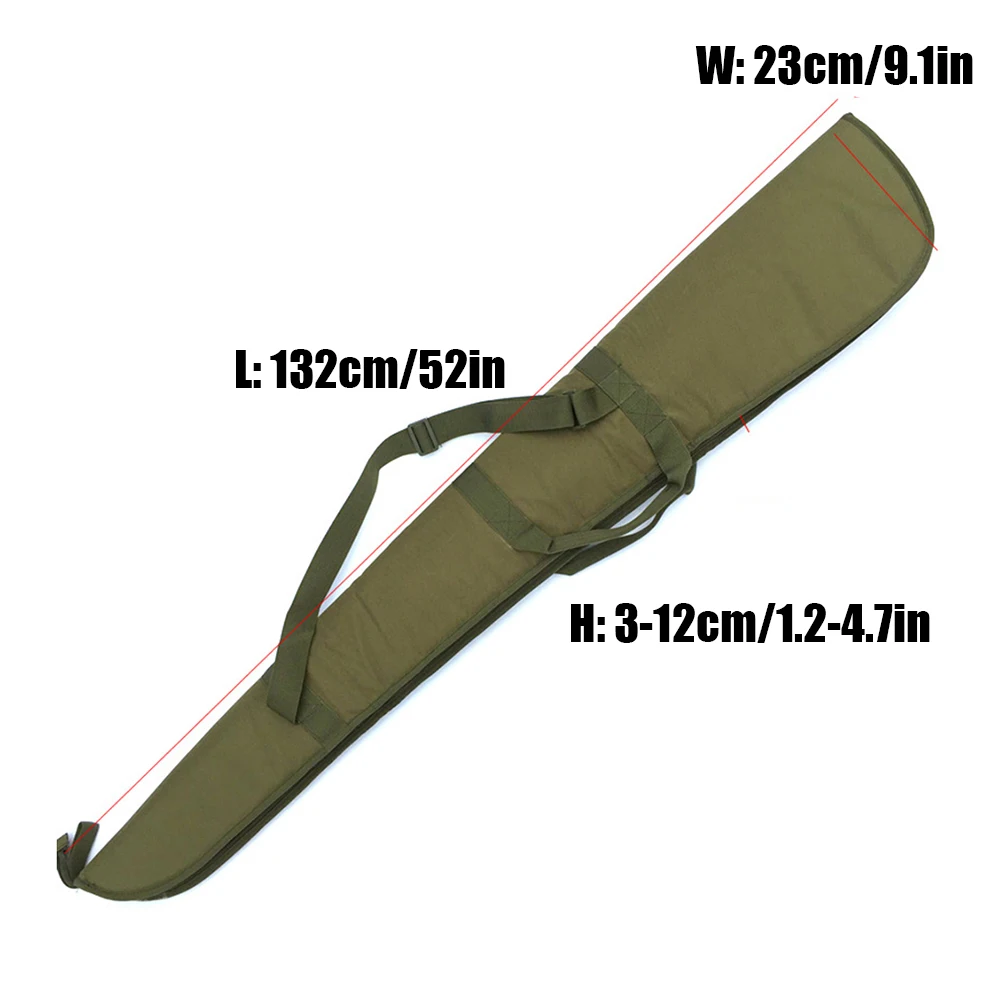 5" чехол для ружья, Военная Тактическая Сумка для винтовки 1200D, камуфляжная сумка для винтовки, Охотничьи аксессуары, мягкая сумка для хранения ружья 135 см