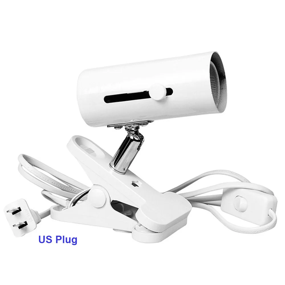 US Plug Holder Красный светильник, инфракрасные терапевтические лампы 660nm и 880nm, светодиодный светильник s для спа, заботы о здоровье, боли в коже, инфракрасный светильник, лампочки с вилкой - Испускаемый цвет: US Plug Holder