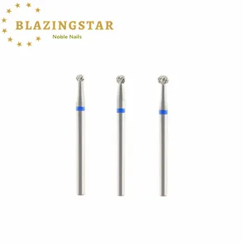 

2020 Ball Shape Bit Cross Cut Silver Fastest Remove Foot Calluses Carbide Bits Accessories Nail Mills Pedicure Nail Drill Bits