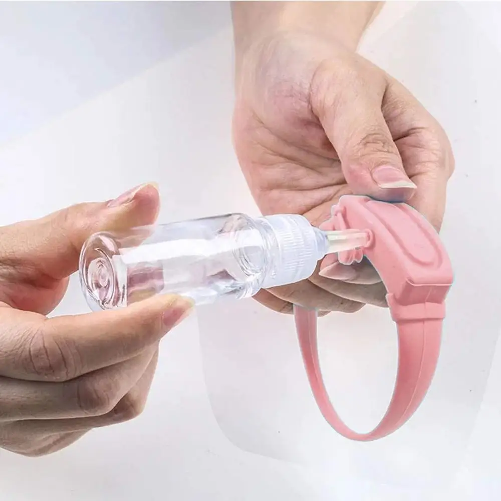 1 Pcs Hand Sanitizer Disinfectant Sub-packing Silicone Bracelet Wristband Hand Dispenser Wearable Hand Sanitizer Dispenser Pumps 1 Pcs Hand Sanitizer Disinfectant Sub-packing Silicone Bracelet Wristband Hand Dispenser Wearable Hand Sanitizer Dispenser Pumps