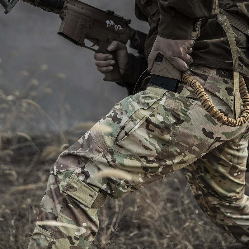 Эластичные тканевые городские военные тактические брюки карго для мужчин SWAT армейские брюки мужские повседневные брюки с множеством карманов