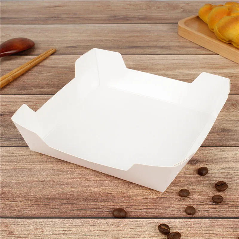 100pcs Fried Chicken Packaging Boxes with Wax Paper, Disposable Hamburger and Food Wrap... - SKU FCPH1537 - UGI Packaging