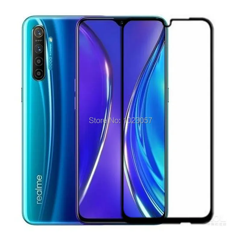 Для OPPO Realme XT RealmeXT полное закаленное стекло для защиты экрана полная защитная