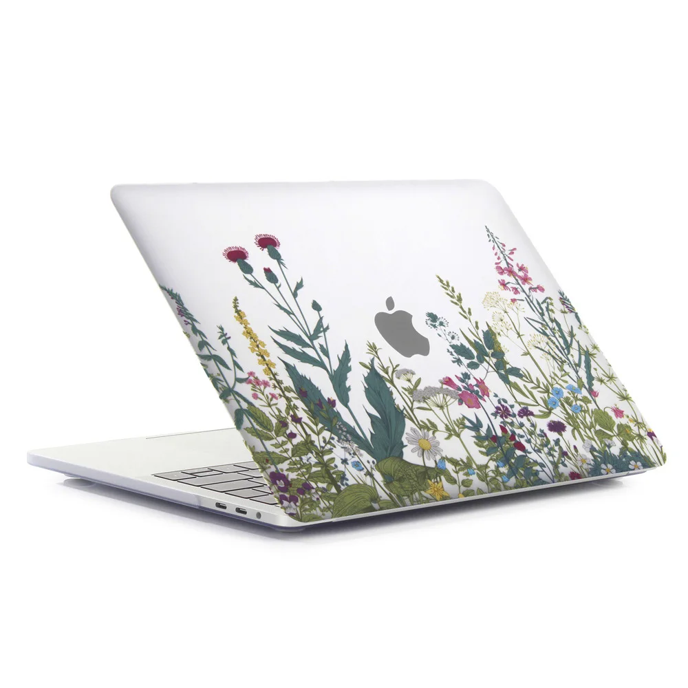 Чехол для ноутбука с 3D принтом для MacBook Air Pro retina 11 12 13 15 дюймов с сенсорной панелью, чехол+ прозрачная крышка для клавиатуры