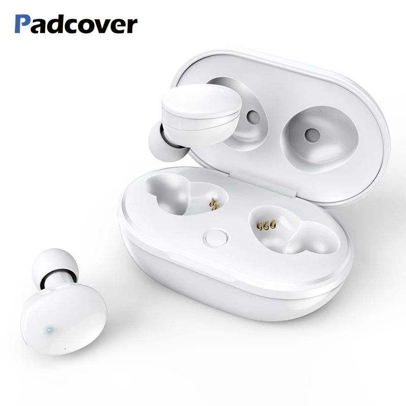 

Bluetooth Earphones Wireless Noise Cancelling in-Ear Earbuds Waterproof Mini Headset HD Stereo Wireless Sport Gaming Earpiece