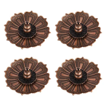 

4 Pieces Incense Stick Holder Lotus Incense Burner Ash Catcher Cone Incense Burner Holder