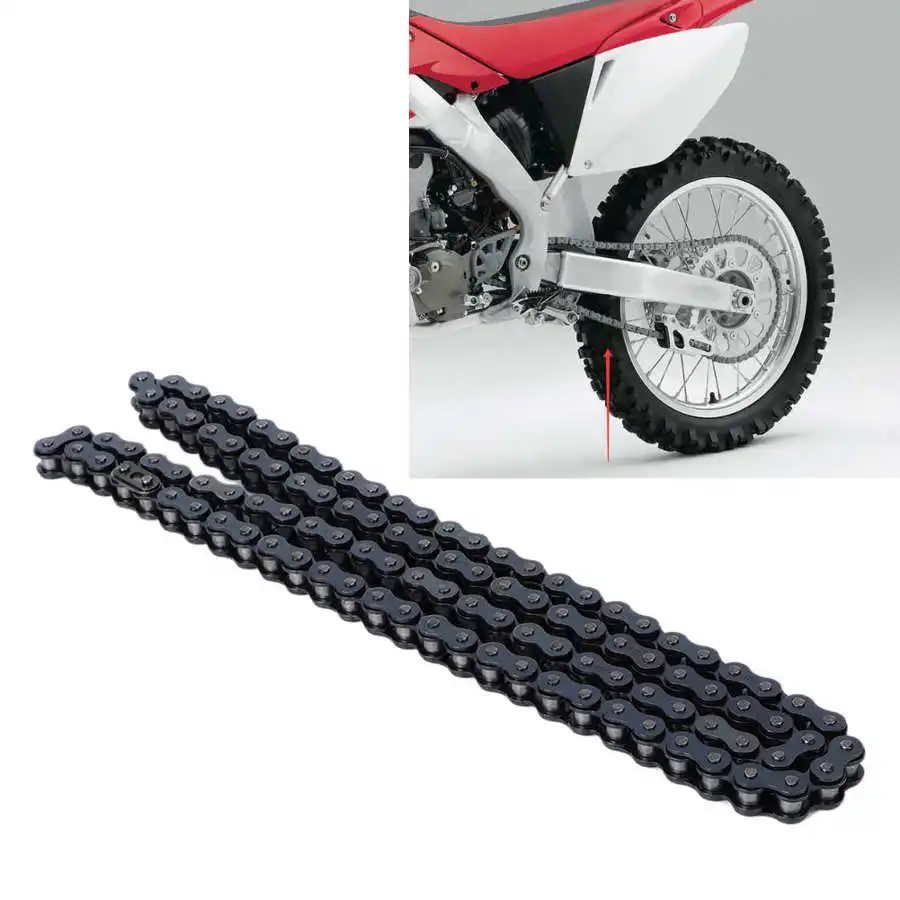 Цепь для мотоцикла 428 108 звеньев подходит 50-куб. См ATV Quad Pit Dirt Bike Go Kart металлический