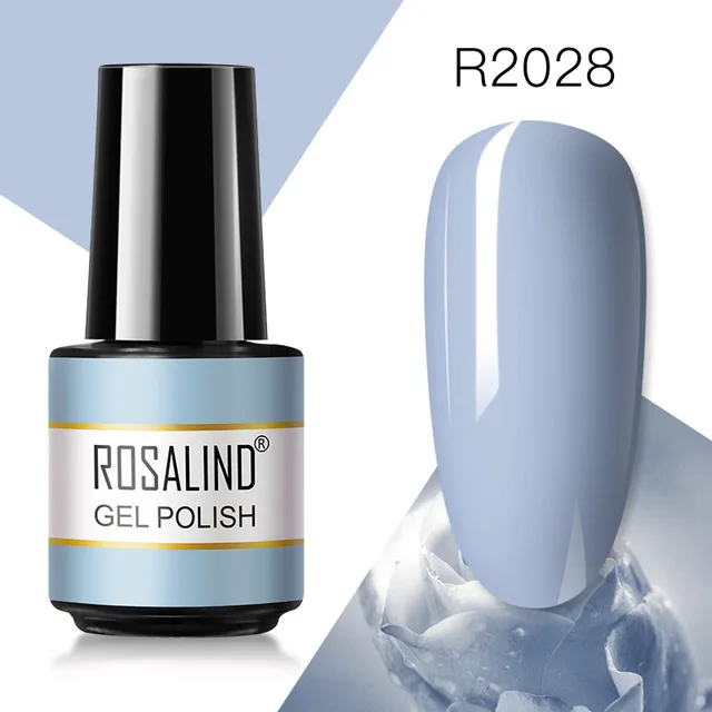 ROSALIND Gel Nail Polish 7ML Matte Base Top Coat For Soak Off Gel Polish UV LED Gel Semi Permanent Varnishes Design Nail Art RAR2028