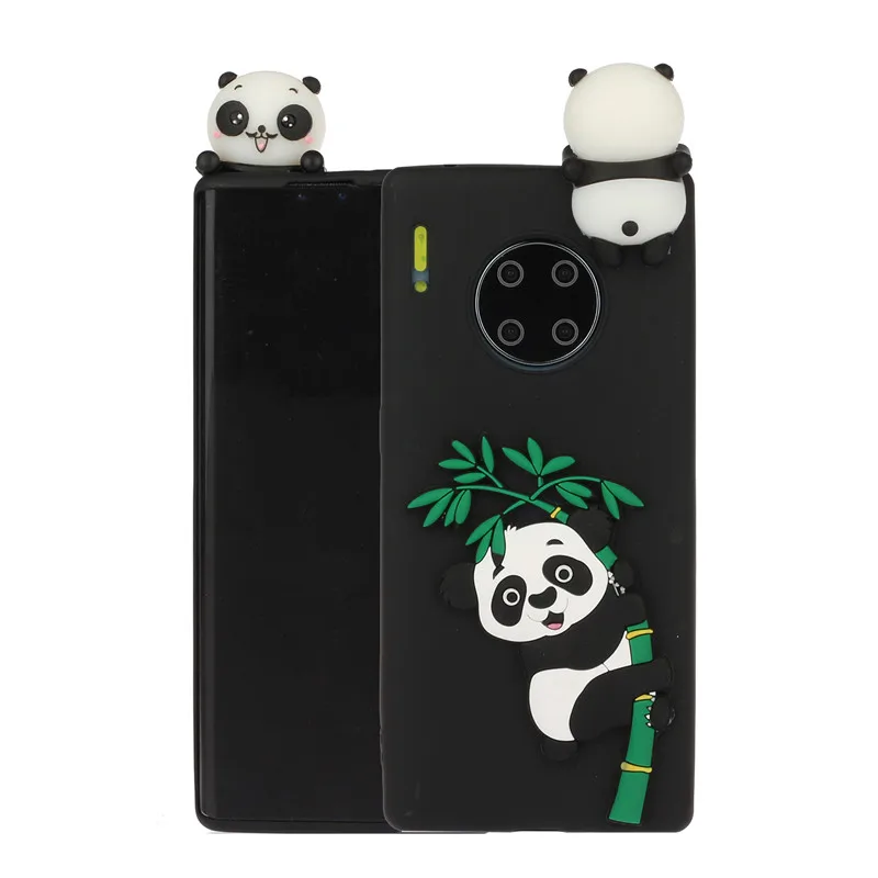 3D мягкий силиконовый чехол из ТПУ чехол для huawei mate 30 Pro Чехол Капа каваи Единорог панда чехол для huawei mate 30 Lite чехол Funda