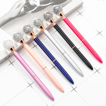 

17 Pcs Per Set Wholesale Creative Stationery Metal Pen Diamond Ballpoint Pen Multi-Color Gift Pen Wholesale
