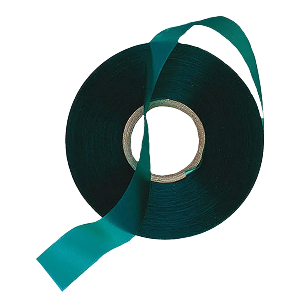 Garden Stretch Tie Tape Plant Ribbon Garden Green Vinyl Stake, 46m/Roll, 150feet