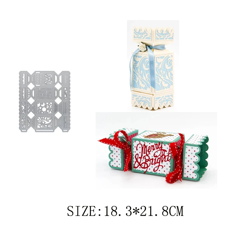 

LLove CCraft Christmas Candy box 2019 NEW Metal Cutting Dies Scrapbooking for Card Making Photo Album DIY Embossing Cuts