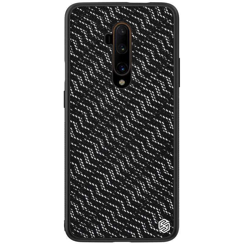 Silver Glitter Для Oneplus 7T Pro NILLKIN Twinkle чехол гибкий TPU PC Блестящий светильник Светоотражающая жесткая защитная задняя панель для телефона чехол Soft Touch - Цвет: Silver Glitter