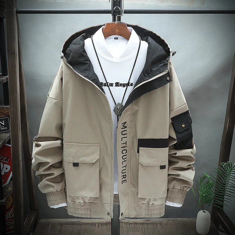 

2019 MEN'S Outerwear Spring And Autumn New Style Korean-style Trend Versatile Slim Fit Fashion Men's Lightweight Jackets Men's P