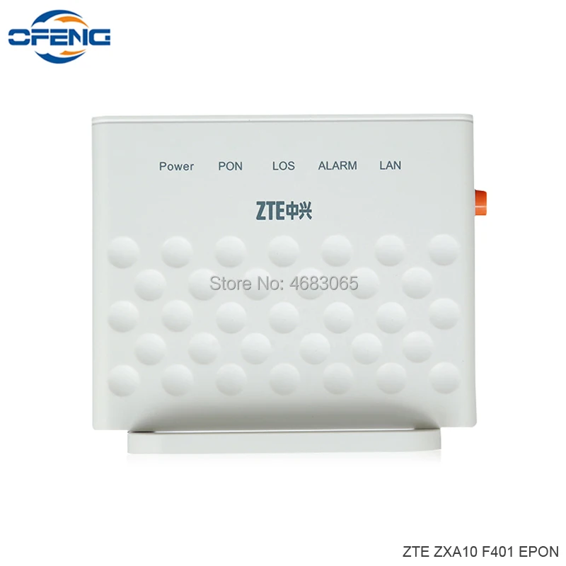 100% оригинальный новый ZTE F401 волоконно-оптический модем EPON ONU ONT 1GE для