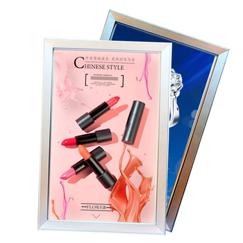 

Outdoor Led Lightbox Poster A1 A2 A3 A4 Backlit Led Snap Aluminum Frame Advertising Light Box