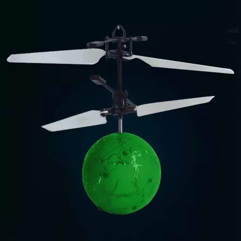 Инфракрасный индукционный беспилотный Летающий светодиодный фонарь с подсветкой, шариковый вертолет для детей, игрушка для детей, распознавание жестов, нет необходимости использовать пульт дистанционного управления