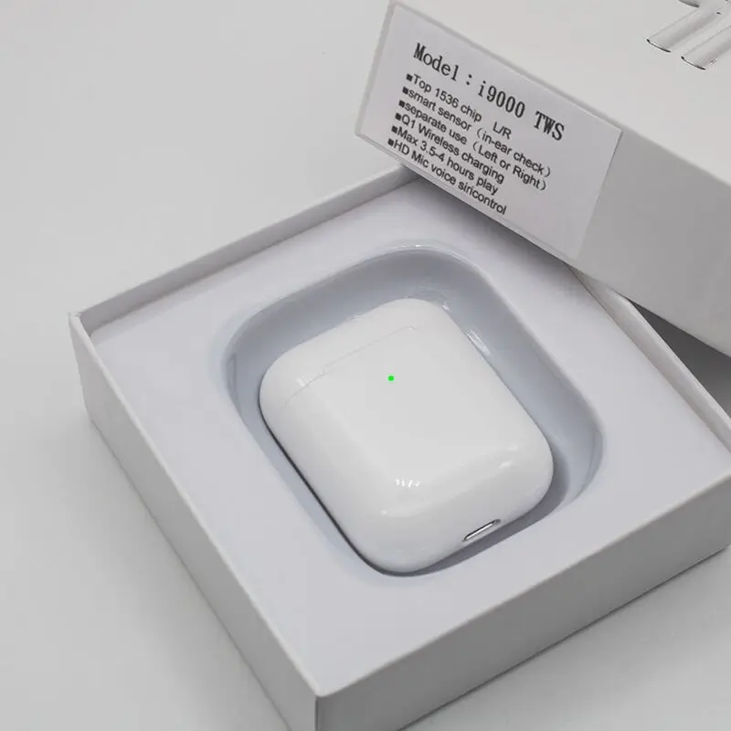 i9000-TWS-8 I9000 TWS Bluetooth Earphone Pop up 3 Batterij 1:1 Replica Met QI Draadloze Opladen 5.0 Oortelefoon 8D Geluid PK I200 I500 - Цвет: i9000-TWS-8