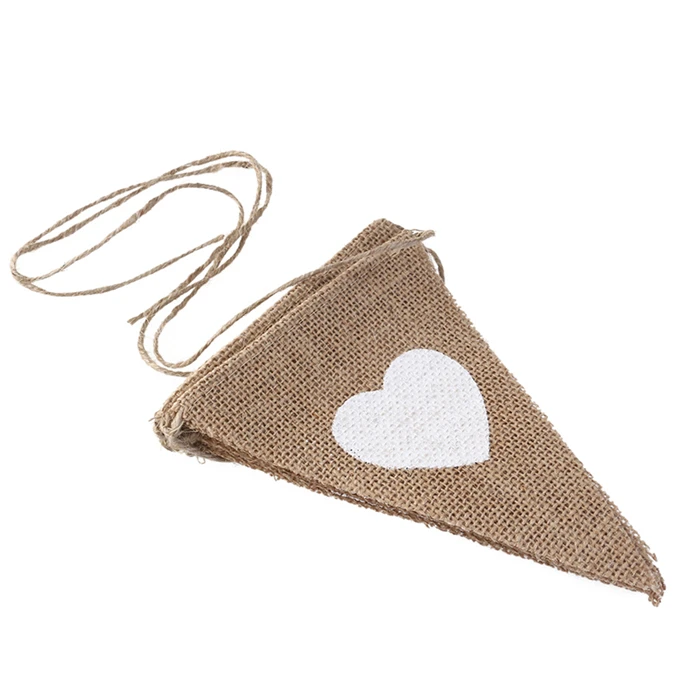 2018-13pcs-Jute-Fabric-Bunting-Banner-white-Heart-Flags-vintage-Wedding-Party-Burlap-Banners-Rustic-wedding (2)