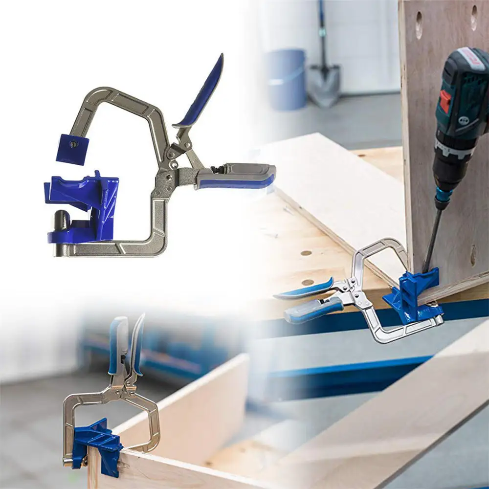 SET OF 2 New Multifunction Corner Clamp Tool Carpenter Picture Frame 90 Degree