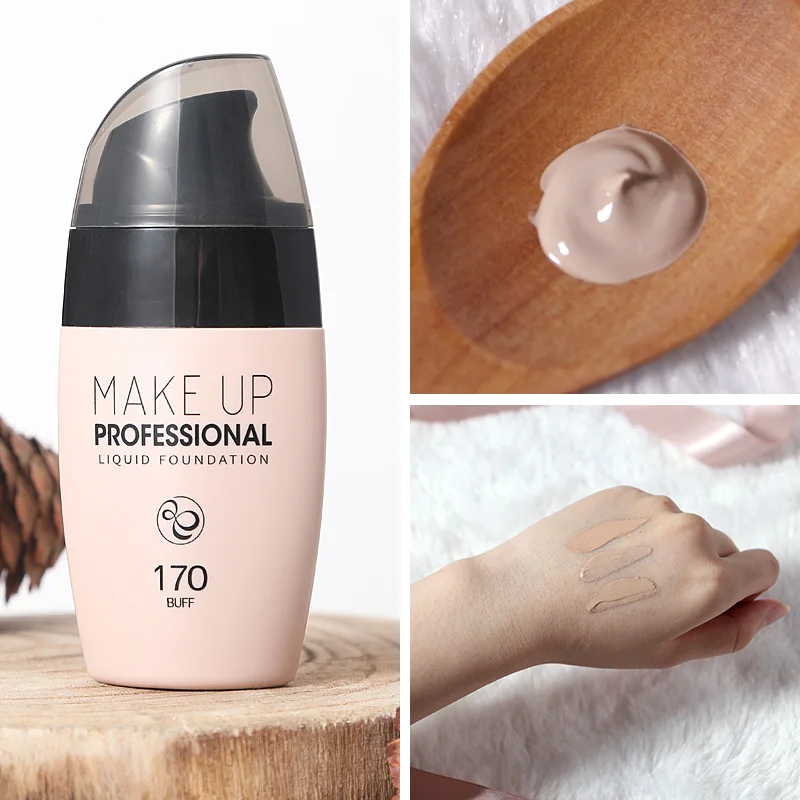 Laikou Nude полное покрытие Жидкая Основа водонепроницаемый корректирующий крем для осветления кожи стойкий макияж основа для лица