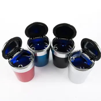 

Portable Smoke Cup Holder Cigarette Cigar Ash Tray Smoke Ash Cylinder Auto Car Truck Led Cigarette Ashtray