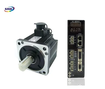 

4Nm 1KW ac motor type 1000W 2500rpm ac servo motor + matched driver + 5 meter Cables AC total solution