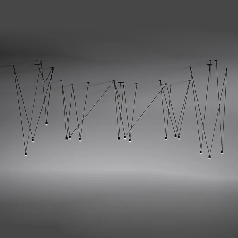 

Nordic vibia Line Geometric Led Pendant Light DIY adjustable Match Design Line Geometric Hanging Lamps Home Decor Light Fixture