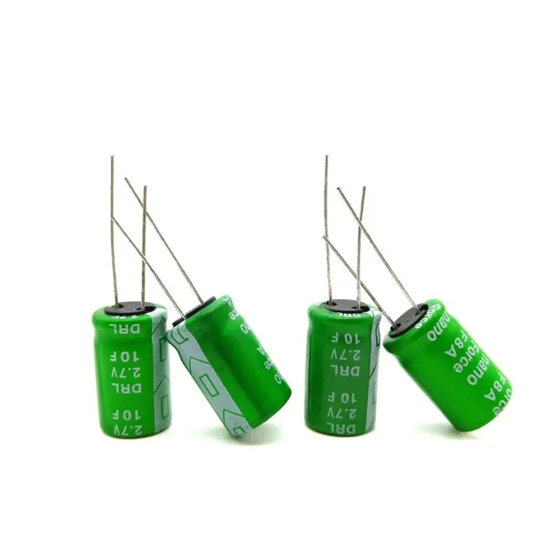 2 шт./компл. супер конденсатор с алюминиевой крышкой, 2.7V10F 12,5x20 мм высокий ток ультраконденсатор