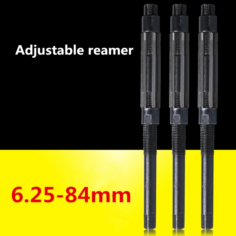 1PC 6.25-84mm Adjustable Hand Reamer HSS Size Range Cutting Tools 6 8 10 12 15 20 25 30 35 40 45 50 55 60 65 70 75 80 84mm Size : 6.25 6.75 Nj-Reamer