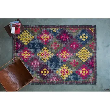 

Apex Ibiza 4 'x 6' Chenille Multi Area Rug