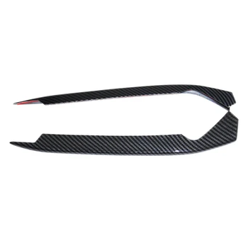 

for Honda Accord 2018 2019 Car Front Fog Light Lamp Eyebrow Strips Trim Lights Carbon Fiber Garnish Decor Strip Sticker