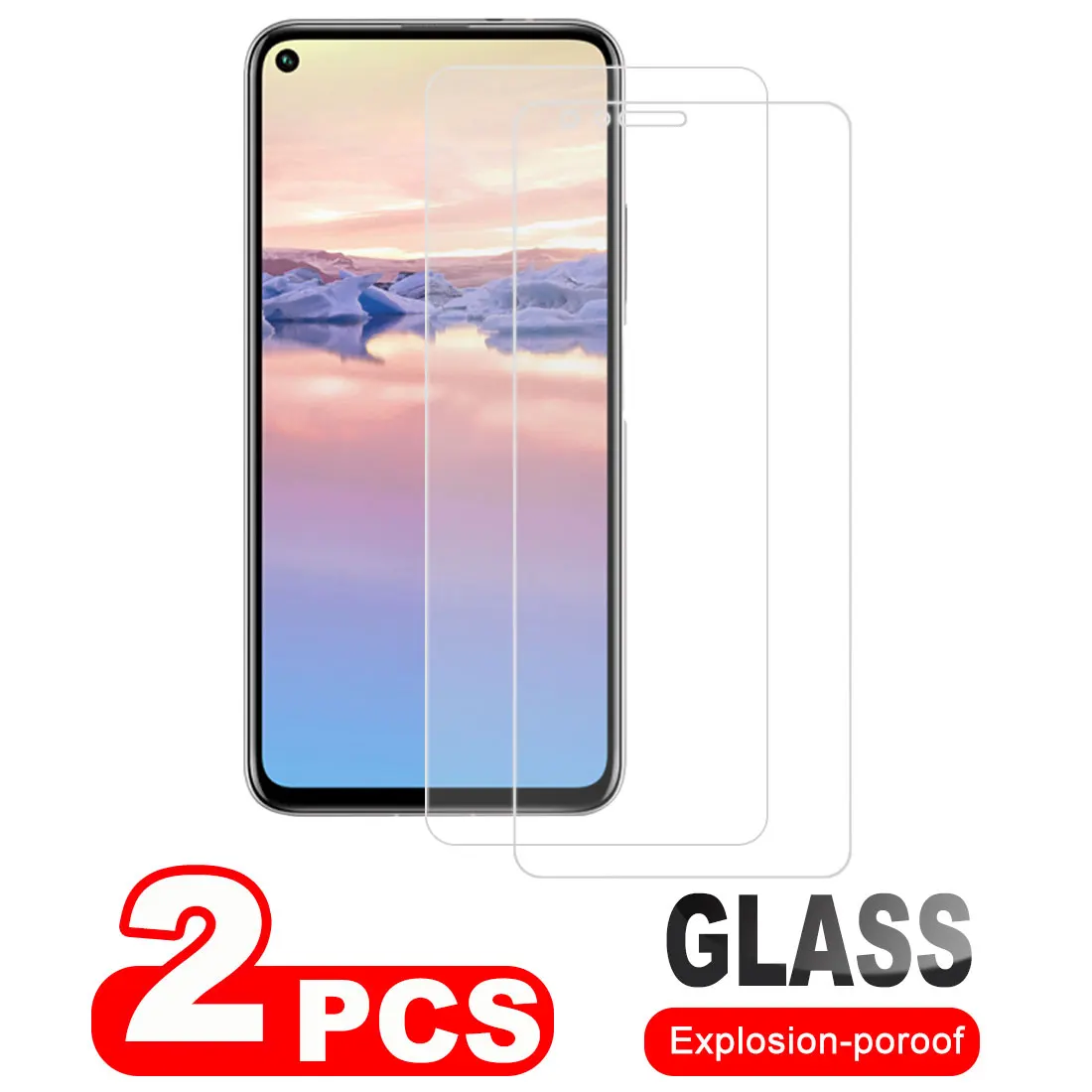 

2 pcs Screen Protector Glass for Huawei Honor 20 20pro P20 P10 Tempered Glass for Honor 8S 8C 7X 7A Y6 5A 10 lite Y62018