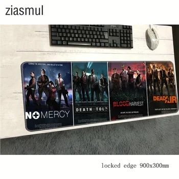 

Left 4 Dead mouse pad gamer best hot sales 900x300x2mm notbook mouse mat gaming mousepad High-end pad mouse PC desk padmouse
