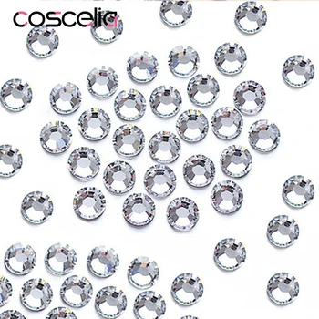 

1000PCS/Pack Crystal Clear AB Rhinestones Nail Rhinestones For Nails 3D Nail Art Decorations Gems