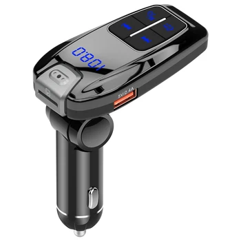 

Car-Bluetooth FM Transmitter Car Kit For Handsfree Calling USB Fast Charger MP3 Player Car Charger Car USB Charger