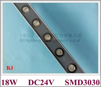 

LED wall washer SMD wash wall LED advertising light flood lamp DC24V aluminum SMD3030 18 LED 18W 1000mm*40mm*25mm 2020 NEW style