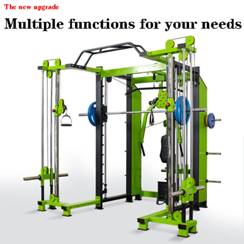 

Multifunctional Smith machine little bird comprehensive training device squat rack gym dedicated gantry combination equipment