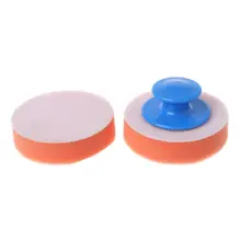 6 шт./компл. автомобильный воск Wash Подушечка для полирования губка пена для чистки комплект захват Ручка Авто-Стайлинг