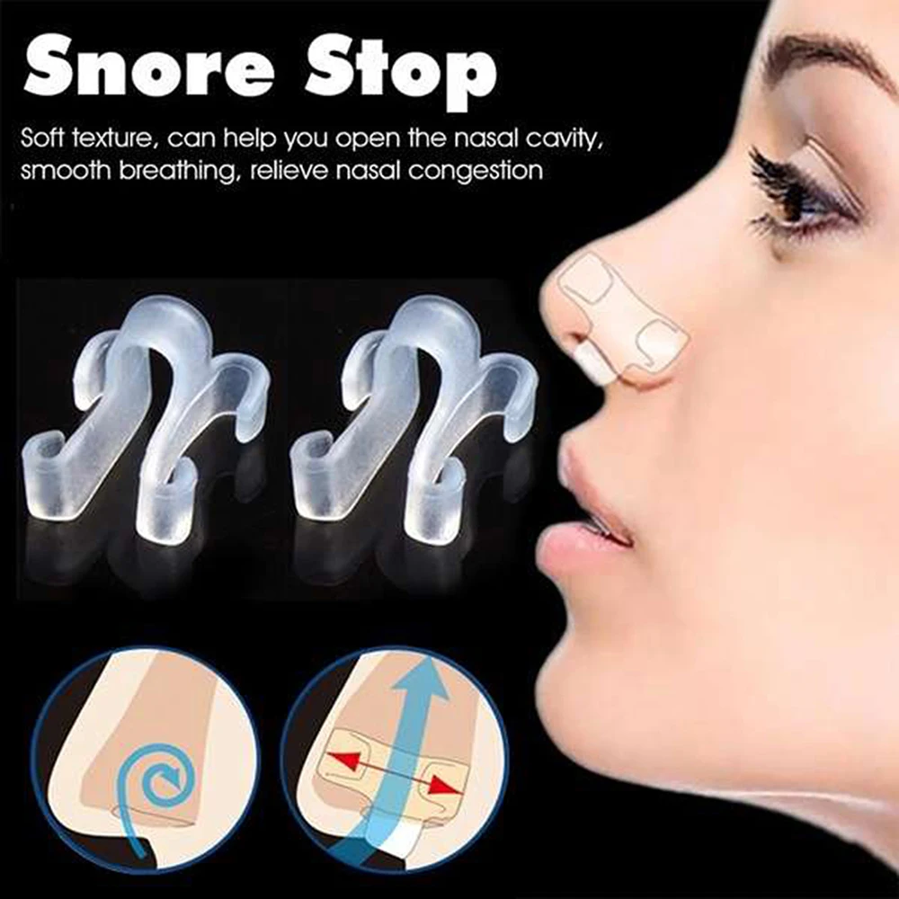 Anti Snoring Nose Clip Stop Snore Nose Clip Device Easy Breathe Improve