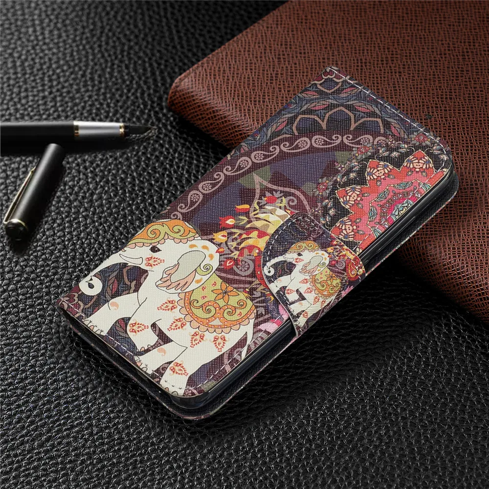 Кожаный чехол-книжка для xiaomi Redmi 7, чехол-книжка с бабочкой, чехол-кошелек, чехол для телефона xiaomi Redmi 7 7A, чехол s, чехол