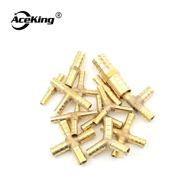 

All copper pagoda joint y-type gas pipe three-way gas pipe straight hose joint fitting t-type three-way four-way joint gree head