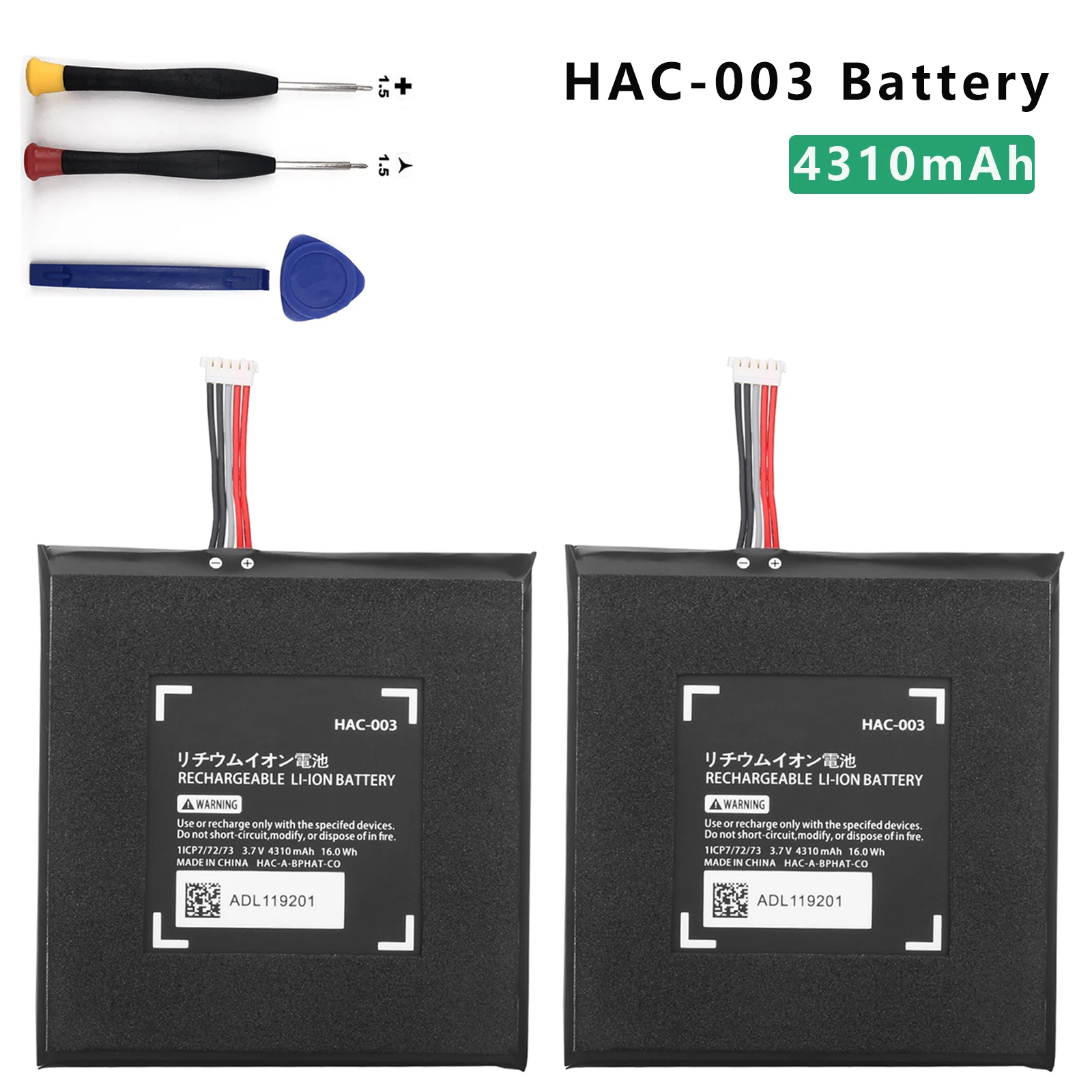 4310 mAh For Switch HAC-003 Battery For Nintendo Switch HAC-S-JP/EU-C0, Switch HAC-001