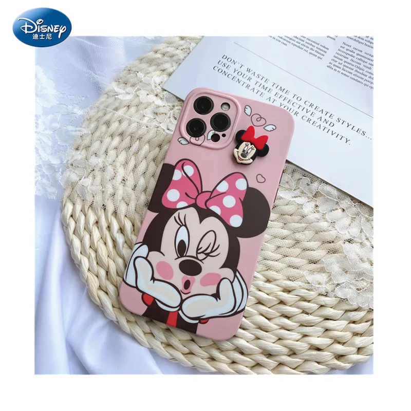 Disney Mickey Silicone Case For Iphone 11 Pro X Xs Max Iphone 12 12mini Official Liquid Silicon 360 Full Cover Zz0610 Aliexpress Mobile