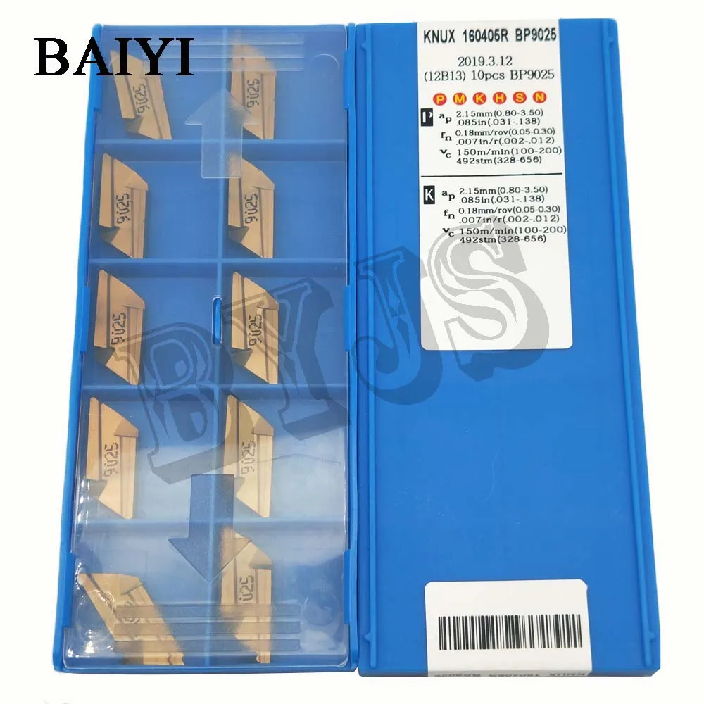 10 шт. KNUX 160405R BP9025 режущий токарный инструмент s KNUX160405R карбид вольфрама вставки стали токарный инструмент KNUX 160405R