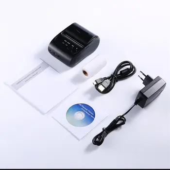 

Professional 58mm Wireless Receipt POS Printer For Android For Windows Low Noise Light Weight Printer US/UK/EU Plug
